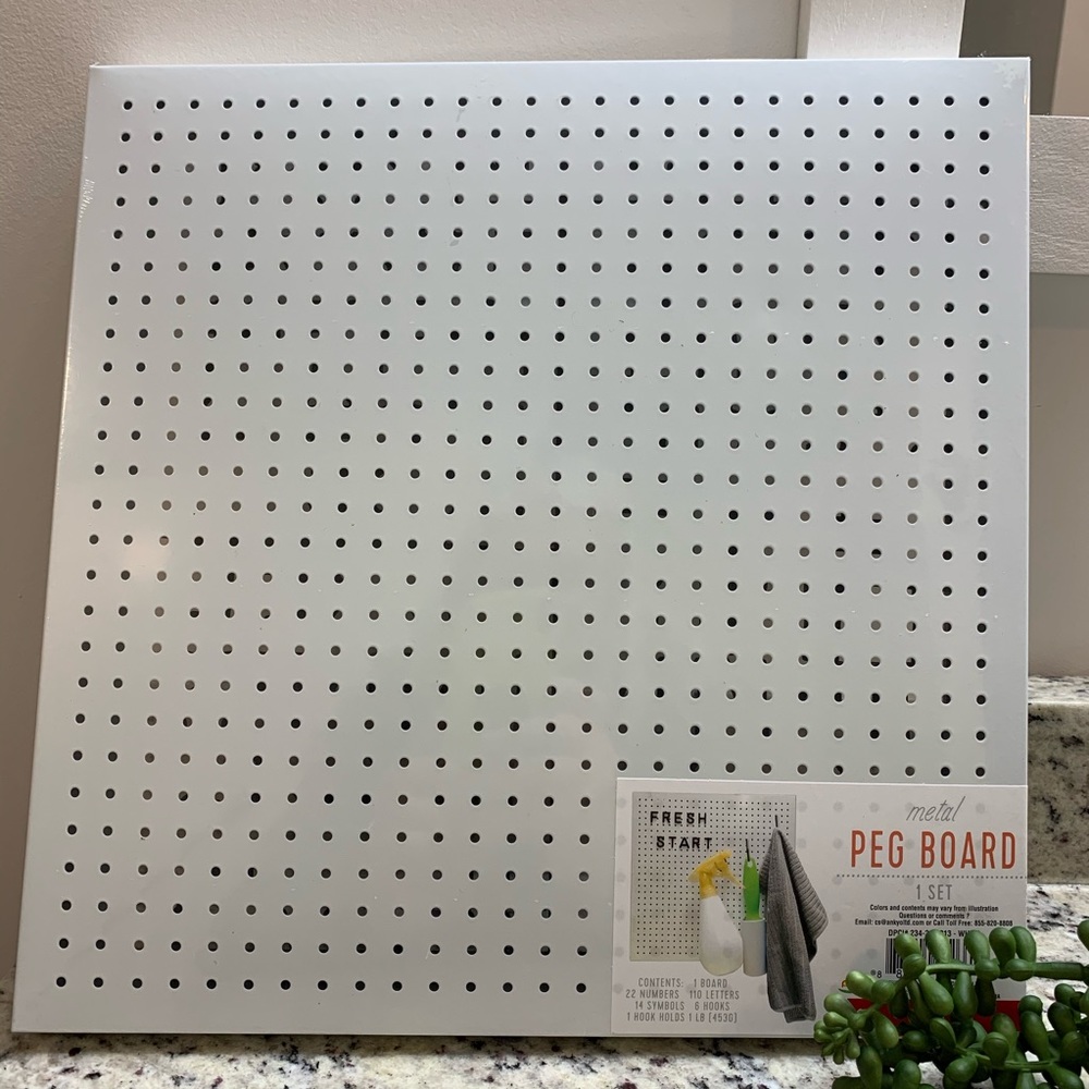 Target pegboard letter board NWT